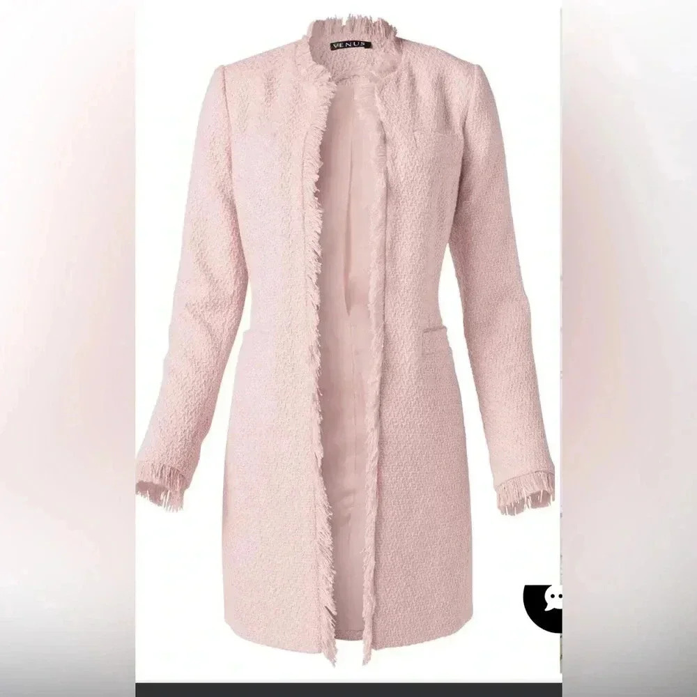Pink Tweed Jacket - Picture 2 of 14